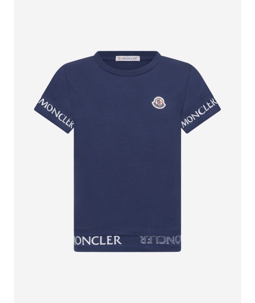 Moncler Enfant Moncler Girls Cotton Logo T-Shirt En savoir plus