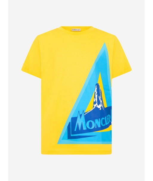 Moncler Boys Cotton Logo T-Shirt de technologie