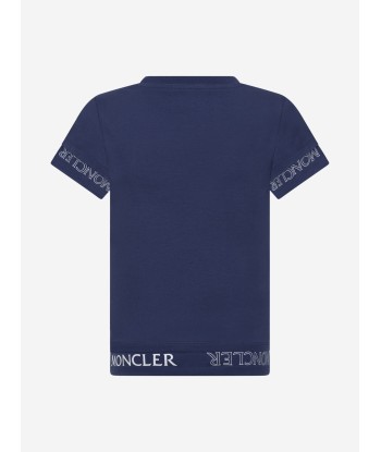 Moncler Enfant Moncler Girls Cotton Logo T-Shirt En savoir plus