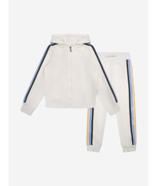 Moncler Enfant Moncler Girls Ivory Cotton Tracksuit Venez découvrir notre 