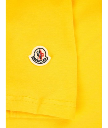 Moncler Boys Cotton Logo T-Shirt de technologie