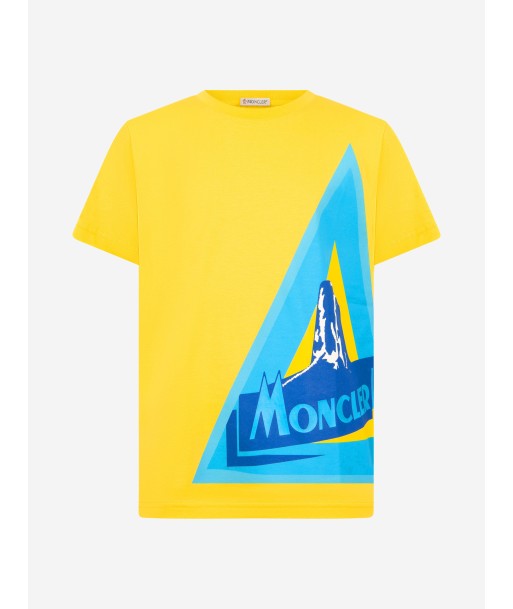 Moncler Enfant Boys T-Shirt - Cotton Logo T-Shirt des créatures d'habitude