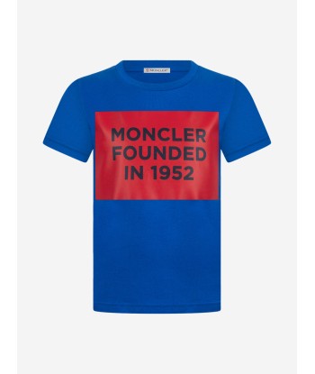 Moncler Enfant Boys T-Shirt - Cotton T-Shirt Dans la société mordern