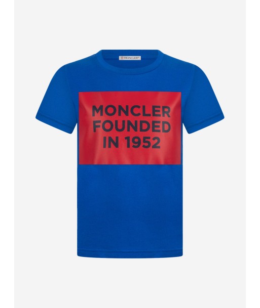 Moncler Enfant Boys T-Shirt - Cotton T-Shirt Dans la société mordern