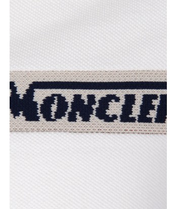 Moncler Enfant Boys Polo Top - Cotton Logo Polo Top Faites des économies