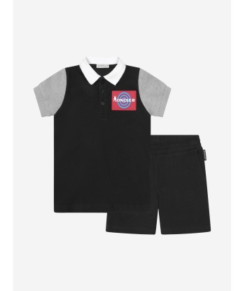 Moncler Enfant Boys Shorts Set - Cotton Pique Shorts Set en stock