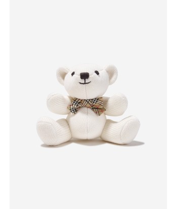 Burberry Baby Bear Rattle in Ivory de votre