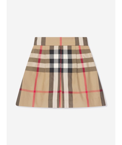 Burberry Girls Anjelica Check Skirt in Beige 2023