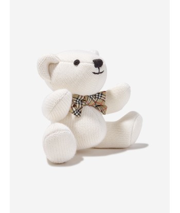 Burberry Baby Bear Rattle in Ivory de votre