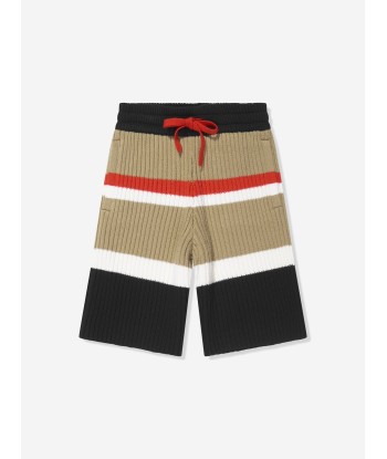 Burberry Boys Jaimie Stripe Shorts in Archive Beige prix pour 