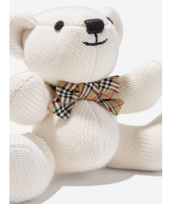 Burberry Baby Bear Rattle in Ivory de votre