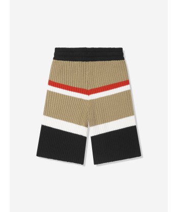 Burberry Boys Jaimie Stripe Shorts in Archive Beige prix pour 