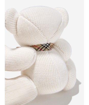 Burberry Baby Bear Rattle in Ivory de votre