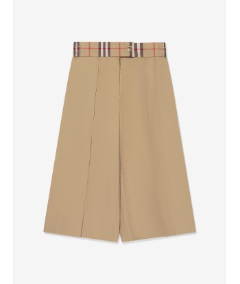 Burberry Girls Hermia Trousers in Archive Beige le des métaux précieux