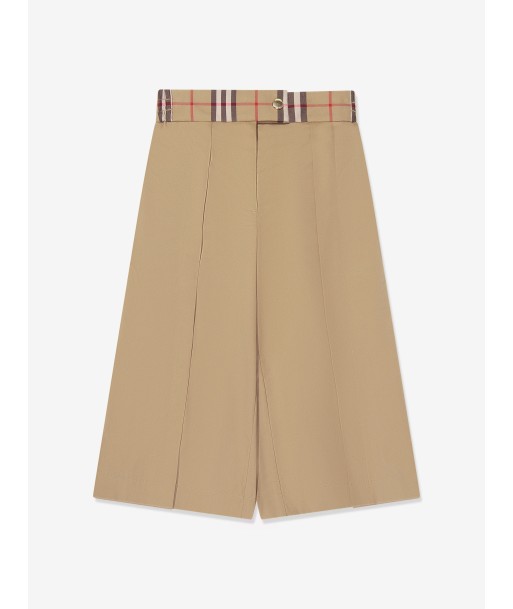 Burberry Girls Hermia Trousers in Archive Beige le des métaux précieux