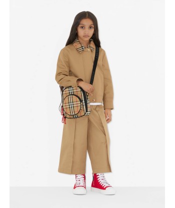 Burberry Girls Hermia Trousers in Archive Beige le des métaux précieux