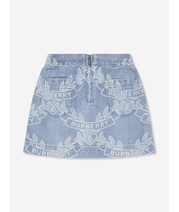 Burberry Girls Maxine Crest Skirt in Blue vente chaude votre 