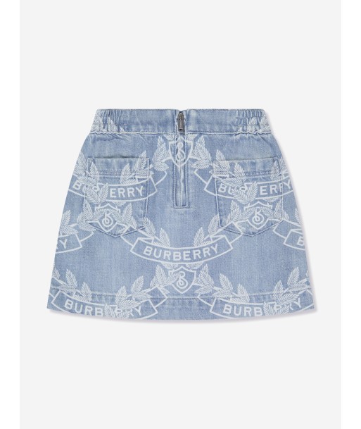 Burberry Girls Maxine Crest Skirt in Blue vente chaude votre 