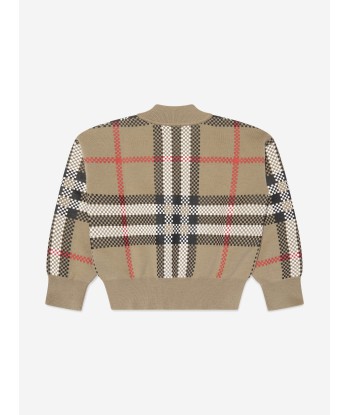 Burberry Girls Holly Jumper in Archive Beige Check Comment ça marche