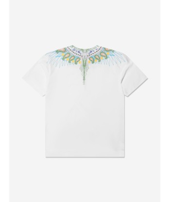 Marcelo Burlon Boys Cotton Bandana Wings Print T-Shirt Voir les baskets