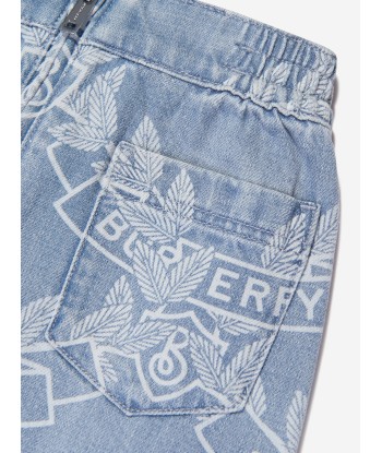 Burberry Girls Maxine Crest Skirt in Blue vente chaude votre 