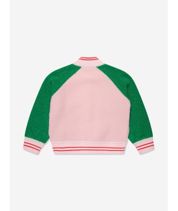 Burberry Girls Aislinn Knit Sports Jacket in Pink pas cheres