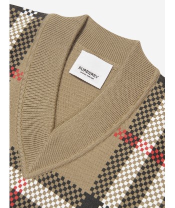 Burberry Girls Holly Jumper in Archive Beige Check Comment ça marche