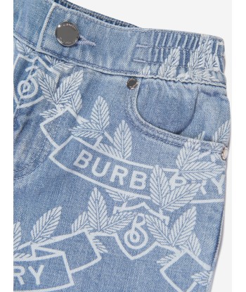 Burberry Boys Castiel Crest Shorts in Blue 50-70% off 