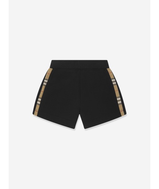 Burberry Girls Caterina Check Shorts in Black de l' environnement