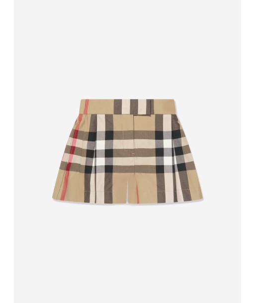 Burberry Girls Nicoletta Shorts in Archive Check Beige du meilleur 