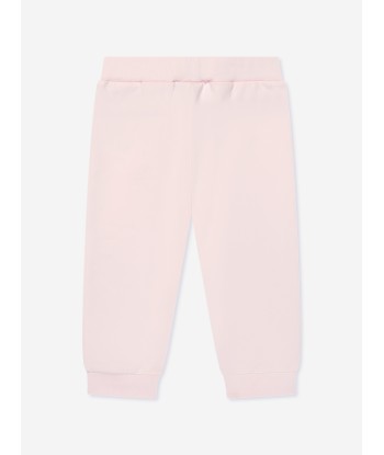 Fendi Baby Girls Logo Joggers in Pink Paris Déstockage Promo