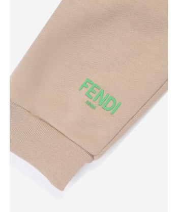 Fendi Baby Logo Joggers in Beige Profitez des Offres !