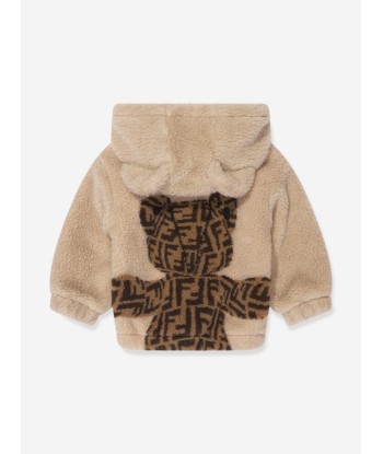 Fendi Baby Wool Bear Hoodie in Beige Vous souhaitez 