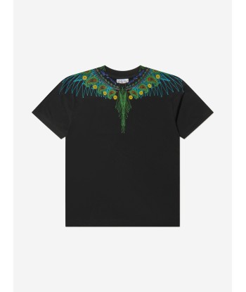 Marcelo Burlon Boys Cotton Bandana Wings Print T-Shirt ouvre sa boutique