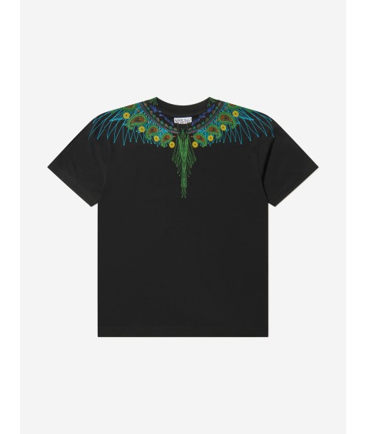 Marcelo Burlon Boys Cotton Bandana Wings Print T-Shirt ouvre sa boutique