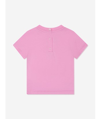 Fendi Baby Girls Bear T-Shirt in Pink sur le site 