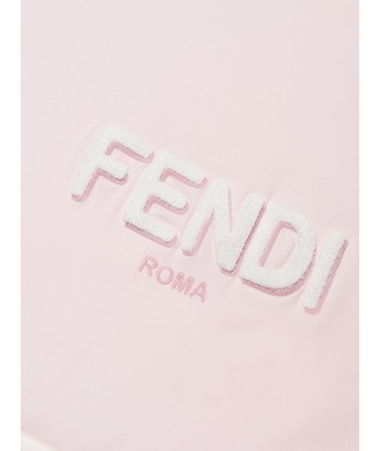 Fendi Baby Girls Logo Blanket in Pink en ligne des produits 