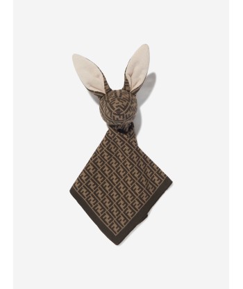 Fendi Baby FF Bunny Ear Swaddle in Brown sélection de produits