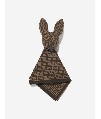 Fendi Baby FF Bunny Ear Swaddle in Brown sélection de produits