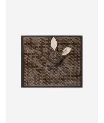 Fendi Baby FF Bunny Ear Swaddle in Brown sélection de produits