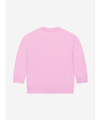 Fendi Girls Logo Sweatshirt in Pink Voir les baskets