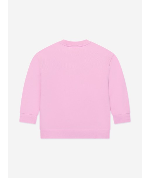 Fendi Girls Logo Sweatshirt in Pink Voir les baskets