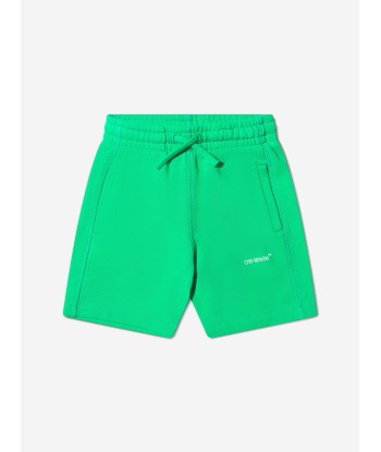 Off-White Boys Cotton Logo Sweat Shorts outlet