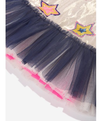 Billieblush Girls Stars Tulle Trim Dress in Multicolour vente chaude votre 