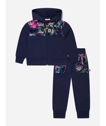 Billieblush Girls Sequin Tracksuit in Navy à prix réduit toute l'année