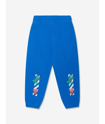 Off-White Boys Cotton Monster Logo Joggers Par le système avancé 