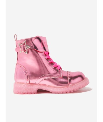 Billieblush Girls Metallic Boots in Pink l'achat 