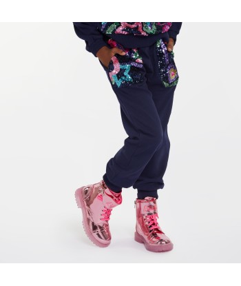 Billieblush Girls Metallic Boots in Pink l'achat 