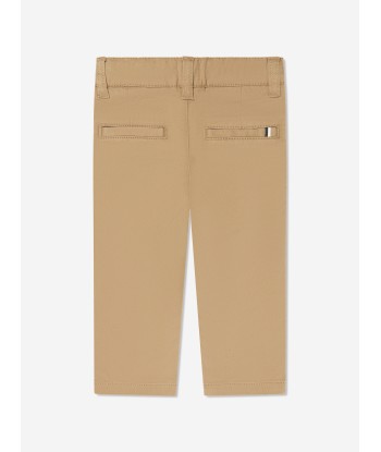 BOSS Baby Boys Trousers in Beige en stock