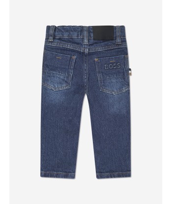 BOSS Baby Boys Jeans in Blue est présent 